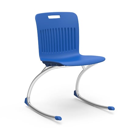 Virco Analogy Series 18" Rocker Chair, 5th Grade - Adult - Cobalt Blue ANROCK18